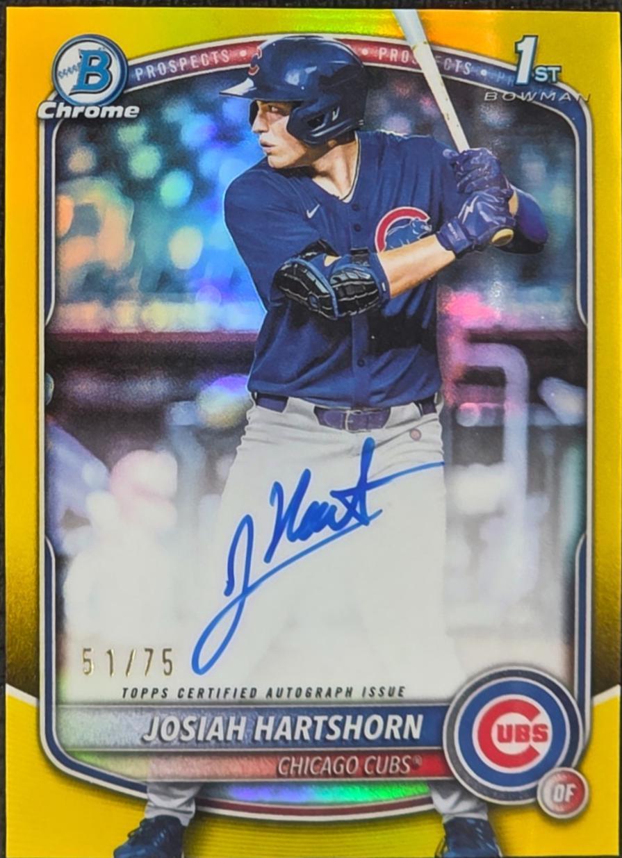 Josiah Hartshorn [Yellow Refractor] #CPA-JHA