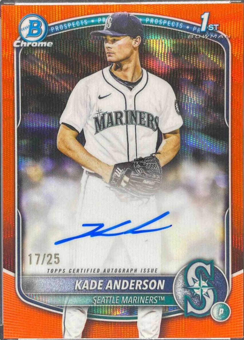 Kade Anderson [Orange Wave Refractor] #CPA-KA