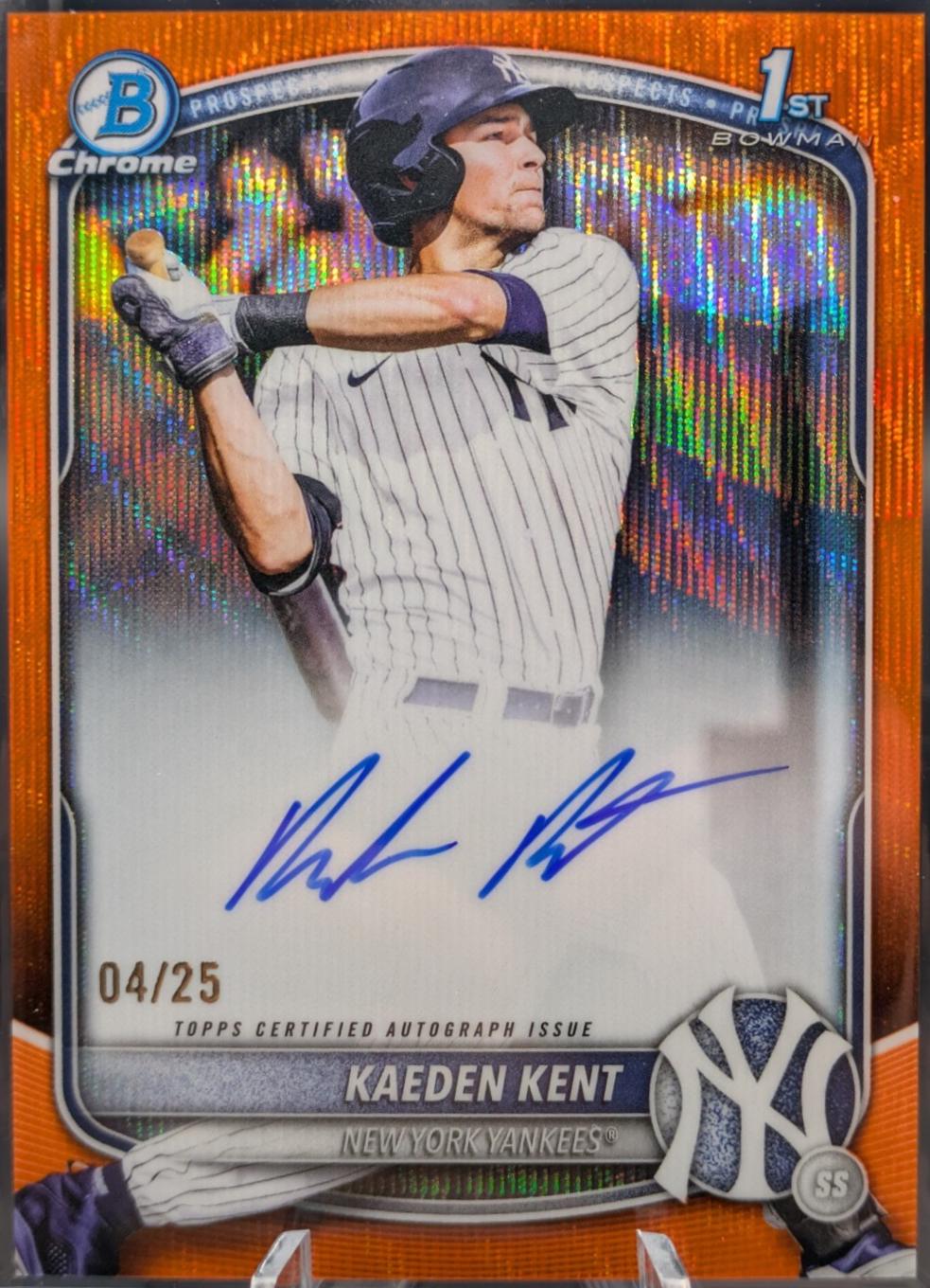 Kaeden Kent [Orange Wave Refractor] #CPA-KKE