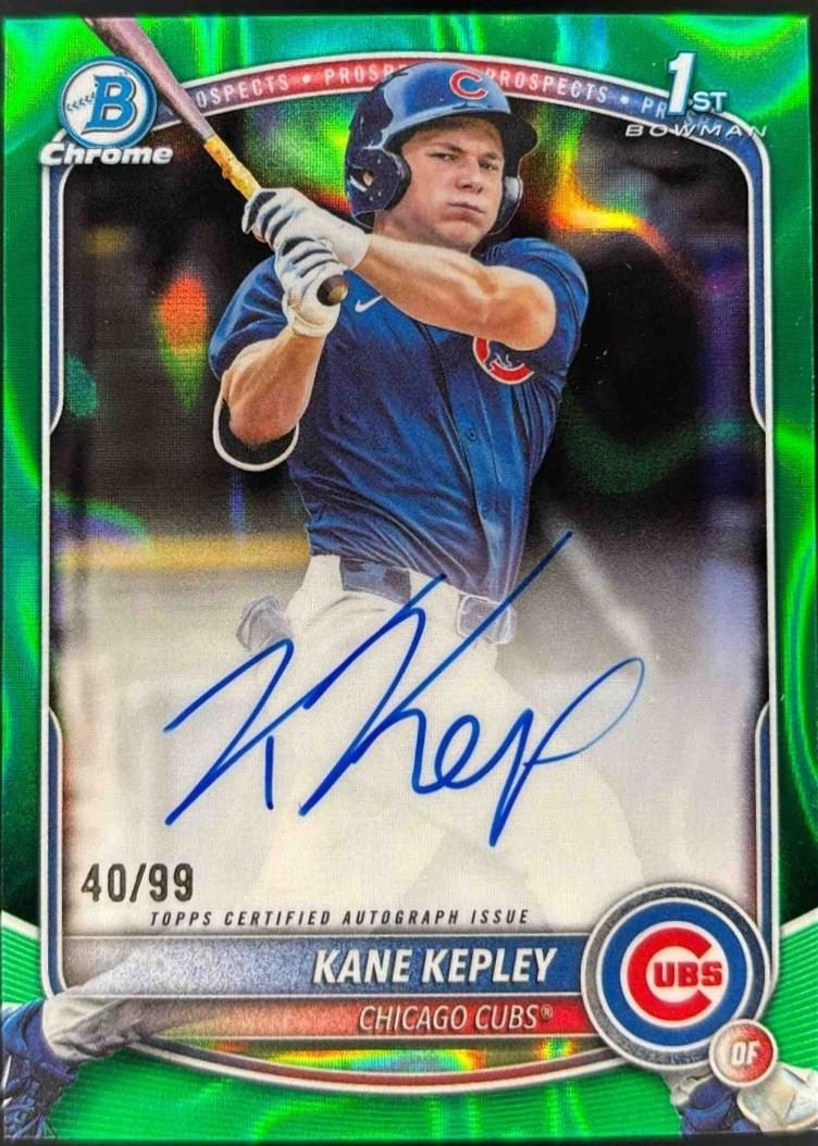 Kane Kepley [Green Refractor] #CPA-KK