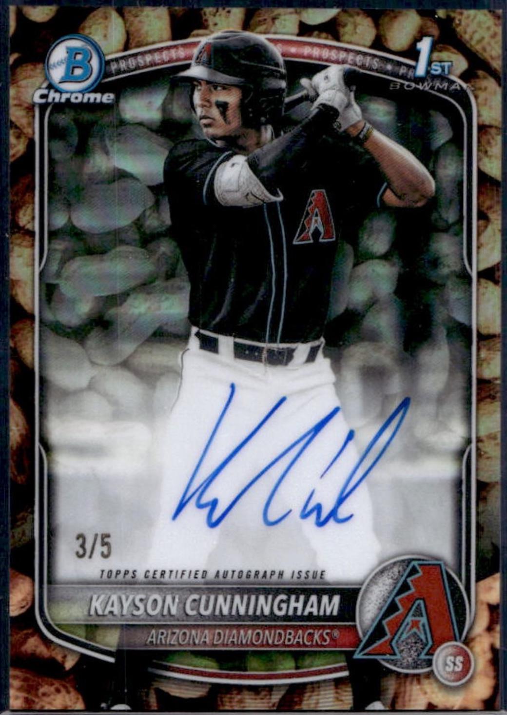 Kayson Cunningham [Peanuts Refractor] #CPA-KC