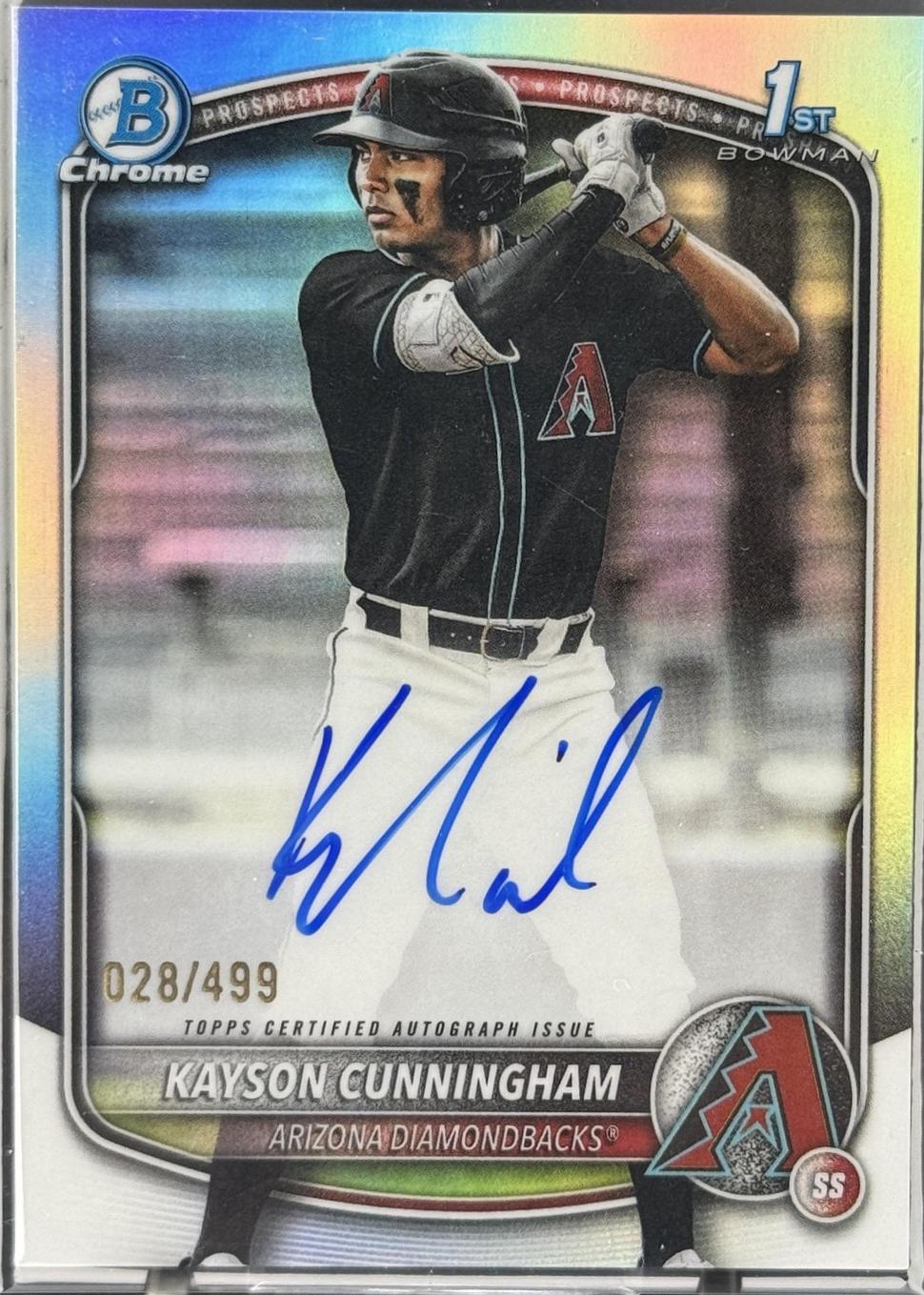 Kayson Cunningham [Refractor] #CPA-KC