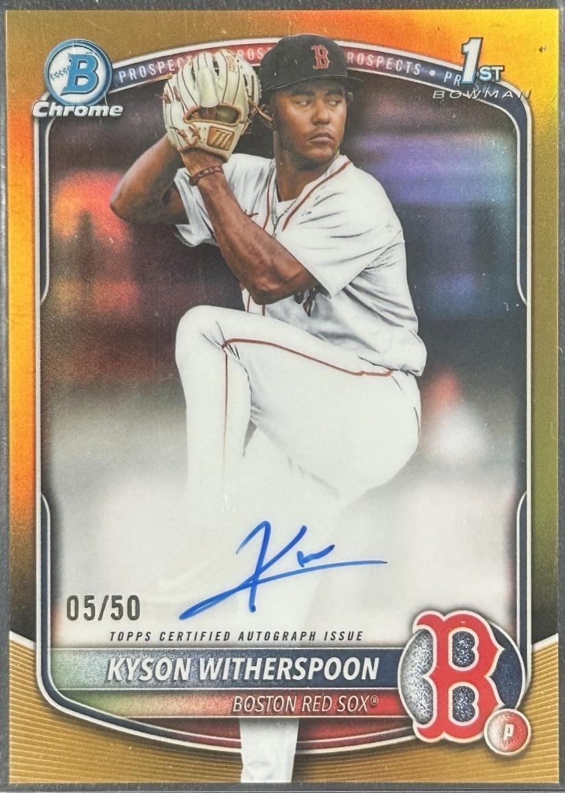 Kyson Witherspoon [Gold Refractor] #CPA-KW