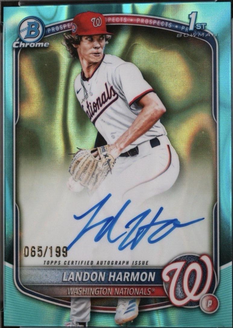 Landon Harmon [Aqua Lava Refractor] #CPA-LH