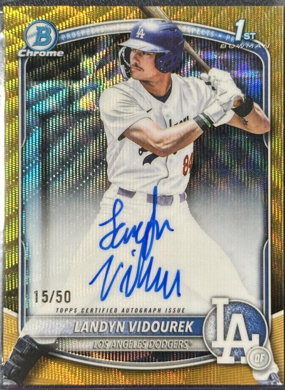 Landyn Vidourek [Gold Wave Refractor] #CPA-LV