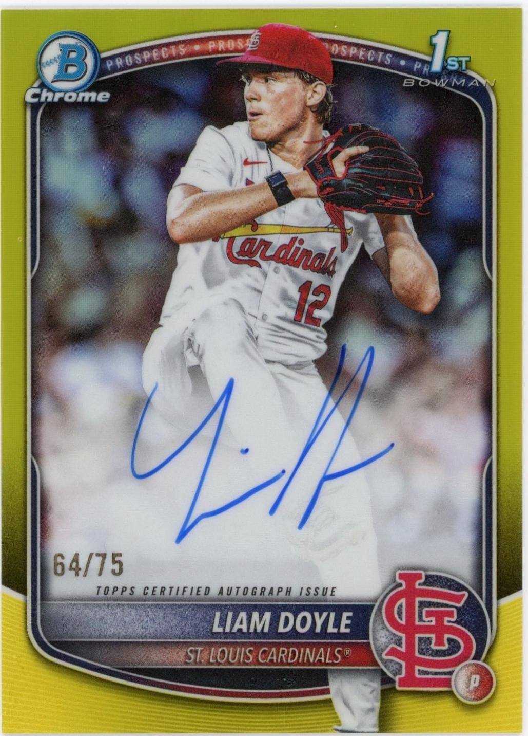 Liam Doyle [Yellow Refractor] #CPA-LD
