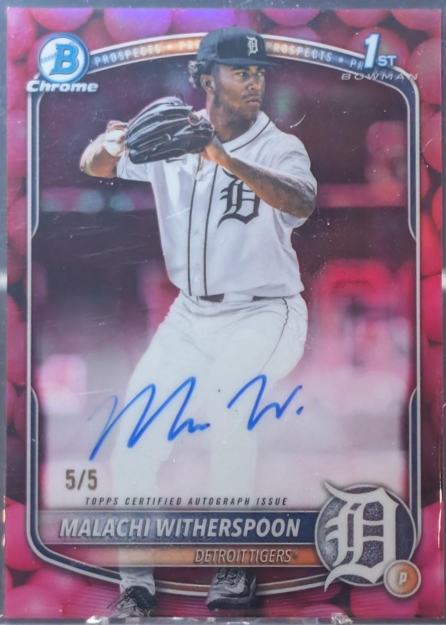 Malachi Witherspoon [Red Wave Refractor] #CPA-MW