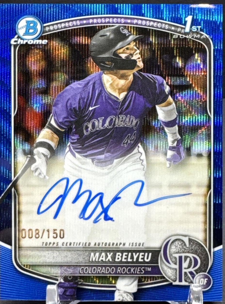 Max Belyeu [Blue Wave Refractor] #CPA-MB