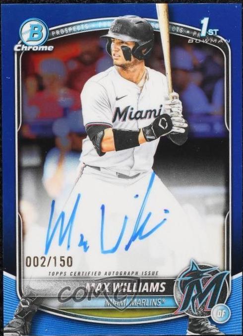 Max Williams [Blue Refractor] #CPA-MWI