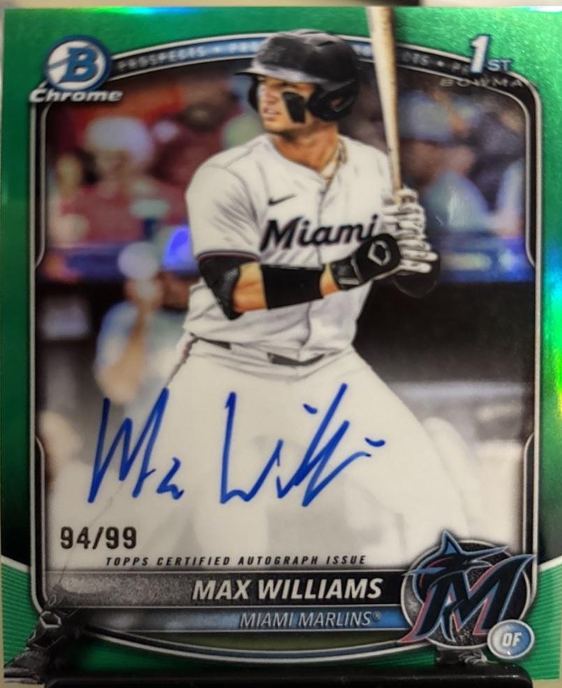 Max Williams [Green Lava Refractor] #CPA-MWI