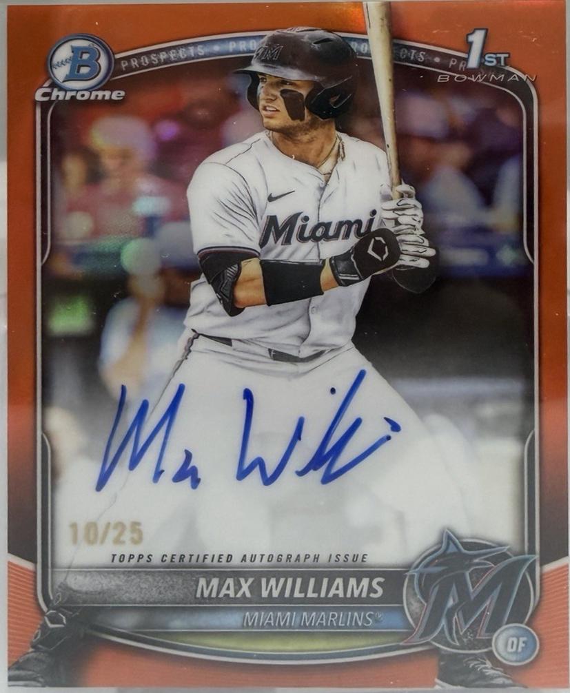 Max Williams [Orange Refractor] #CPA-MWI