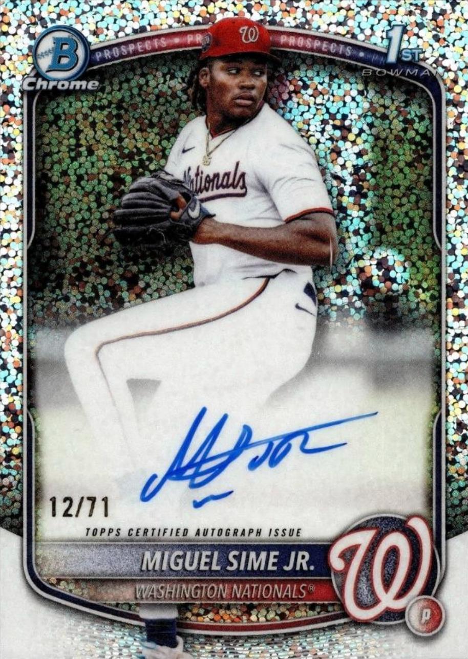 Miguel Sime Jr. [Sparkle Refractor] #CPA-MS