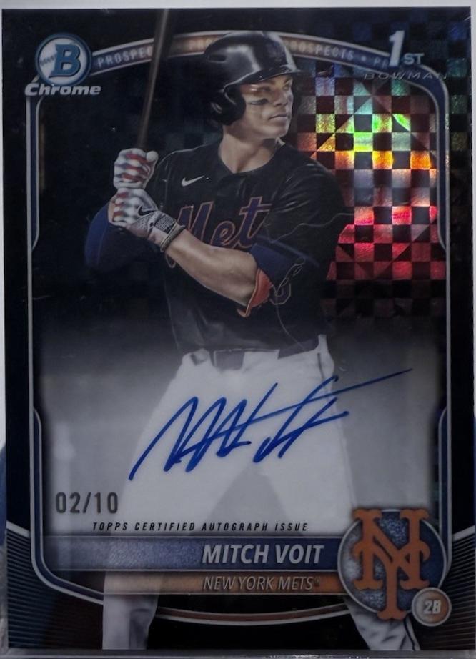 Mitch Voit [Black X-Fractor] #CPA-MV