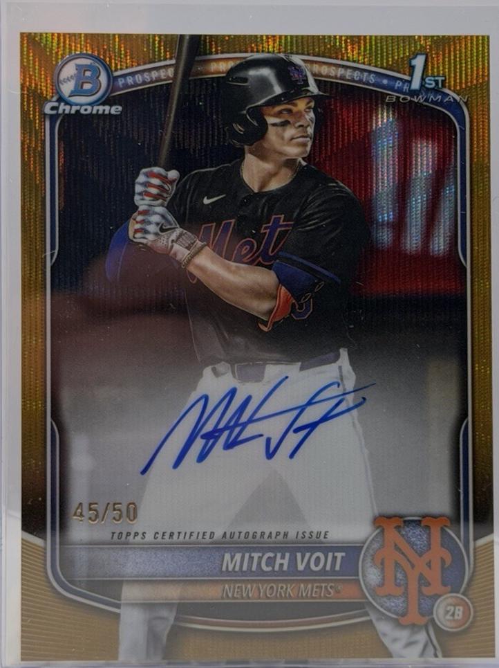 Mitch Voit [Gold Wave Refractor] #CPA-MV