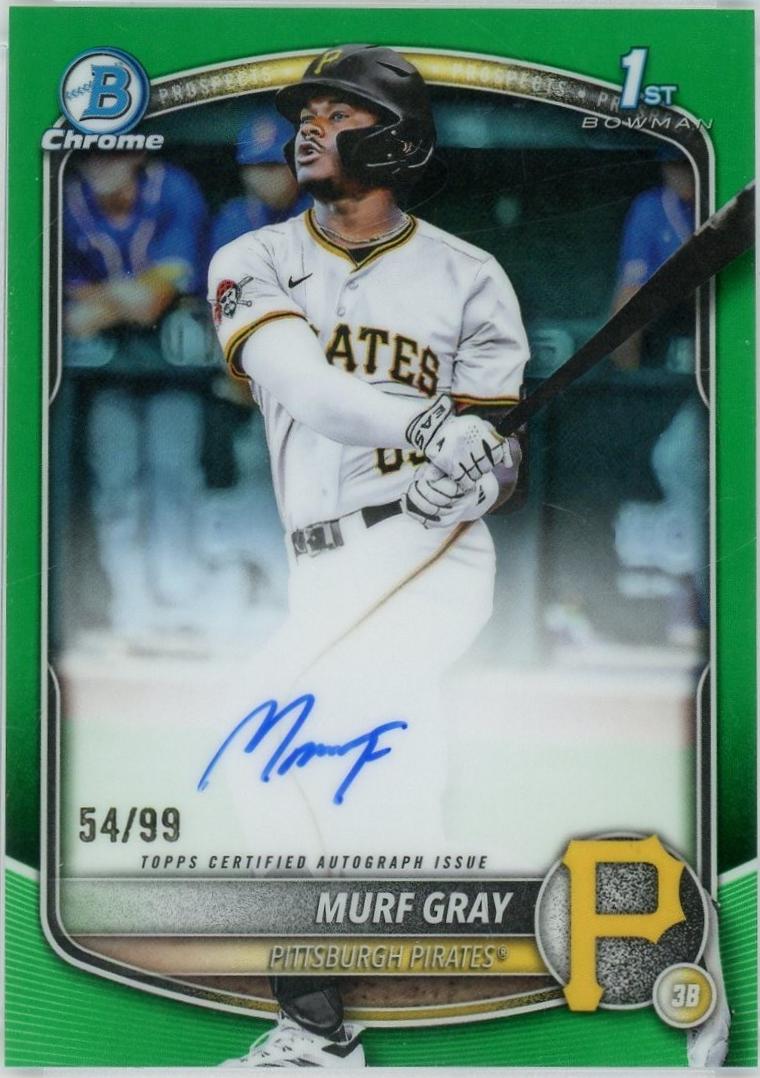 Murf Gray [Green Refractor] #CPA-MG
