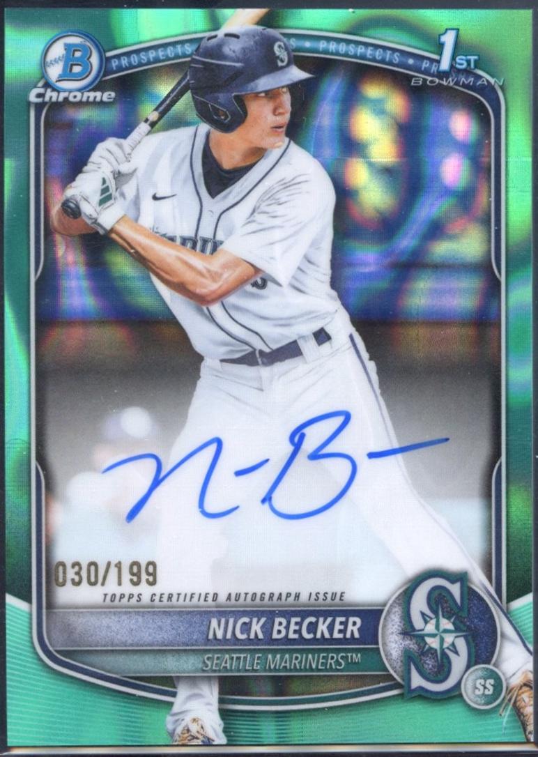 Nick Becker [Aqua Lava Refractor] #CPA-NB