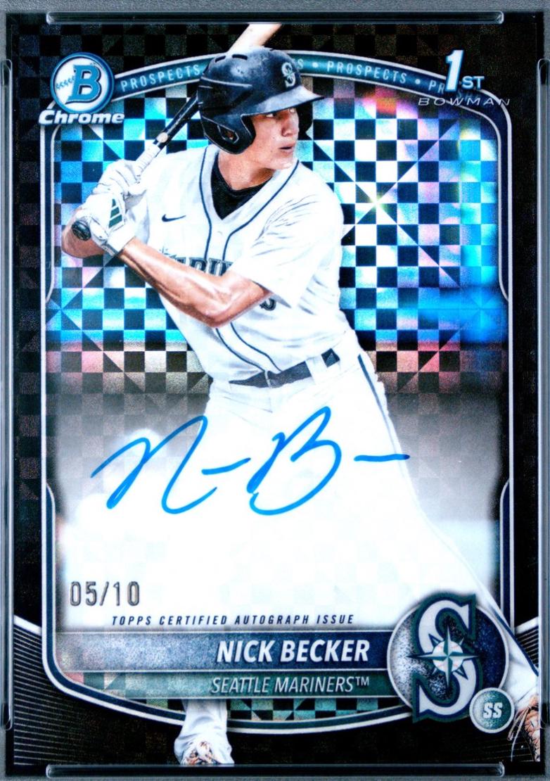 Nick Becker [Black X-Fractor] #CPA-NB