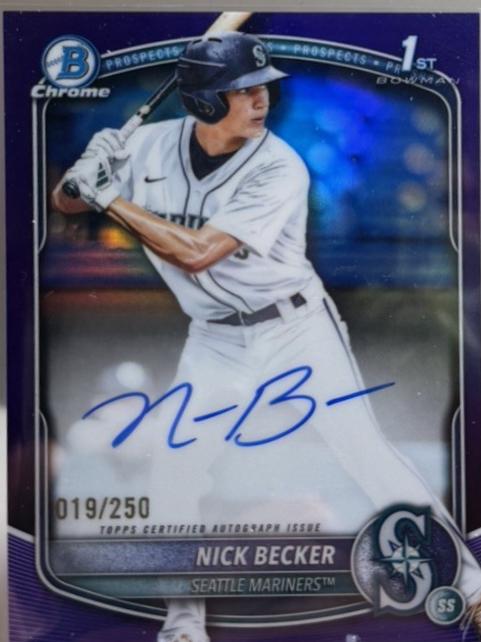 Nick Becker [Purple Refractor] #CPA-NB
