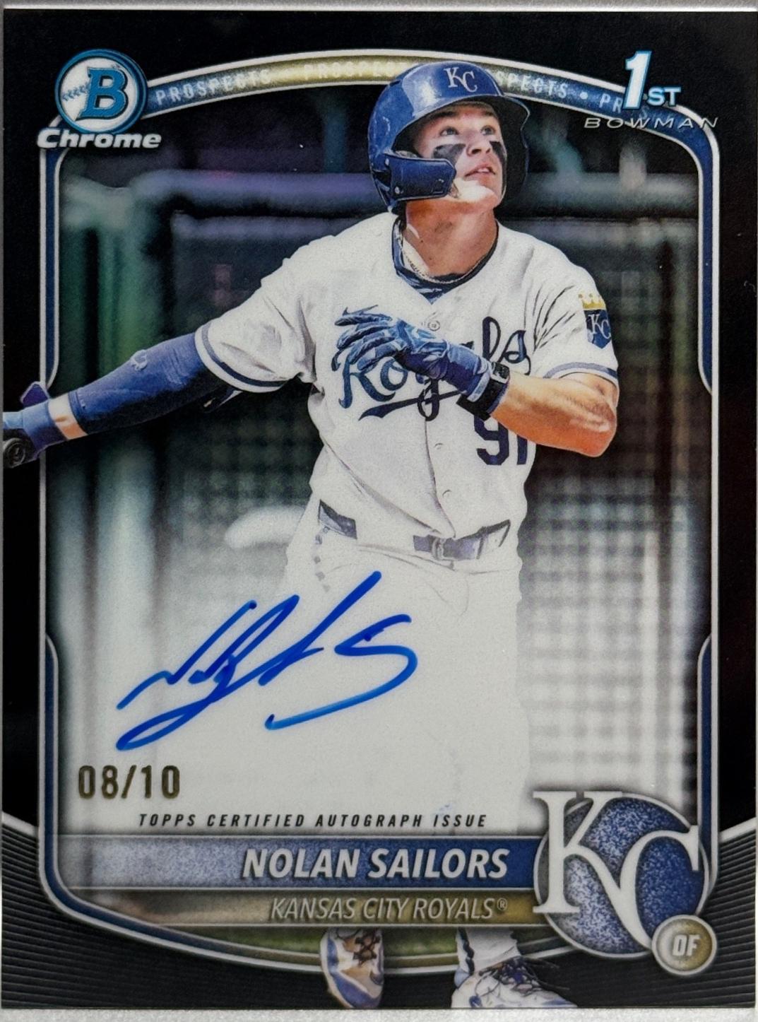 Nolan Sailors [Black Refractor] #CPA-NSA