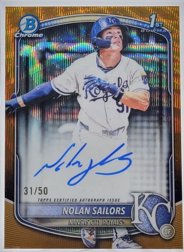 Nolan Sailors [Gold Wave Refractor] #CPA-NSA