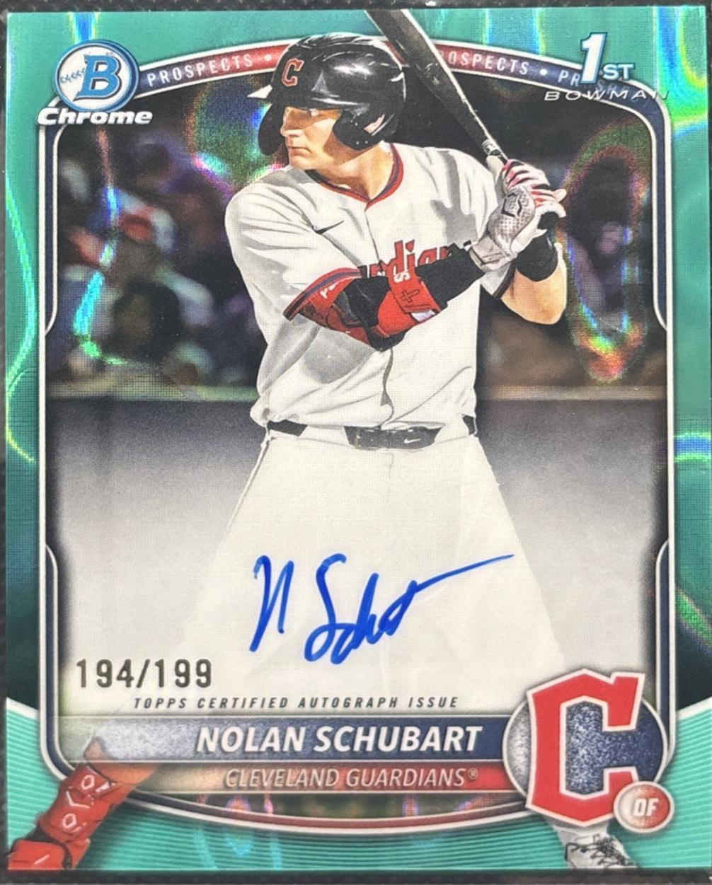 Nolan Schubart [Aqua Lava Refractor] #CPA-NS