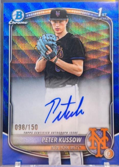 Peter Kussow [Blue Wave Refractor] #CPA-PK