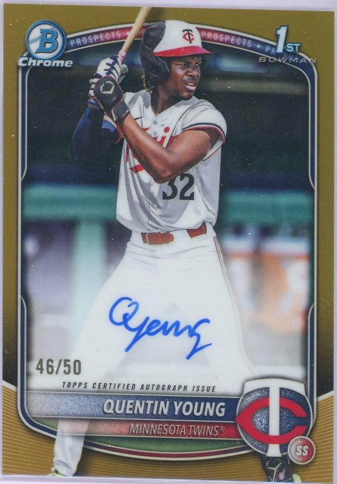 Quentin Young [Gold Refractor] #CPA-QY