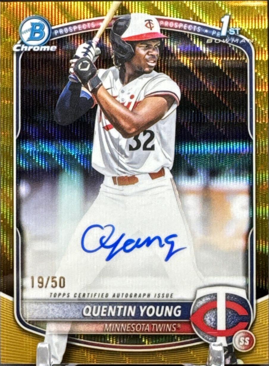 Quentin Young [Gold Wave Refractor] #CPA-QY