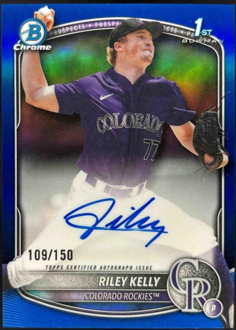 Riley Kelly [Blue Refractor] #CPA-RK