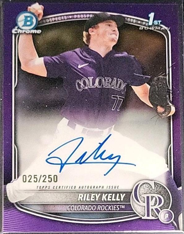 Riley Kelly [Purple Refractor] #CPA-RK