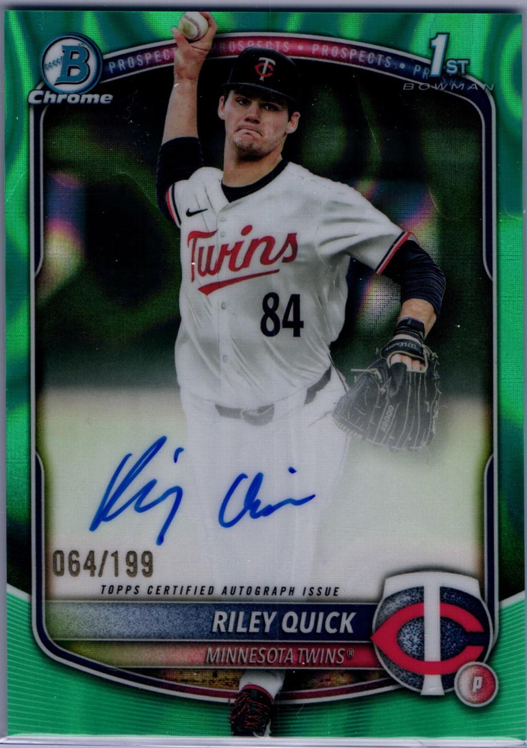 Riley Quick [Aqua Lava Refractor] #CPA-RQ