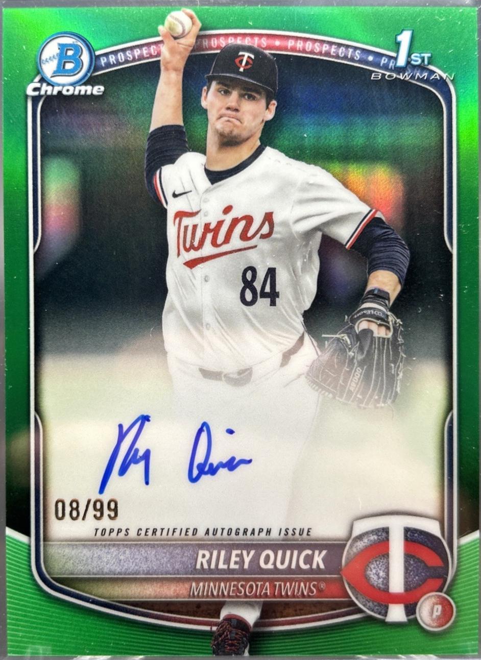 Riley Quick [Green Refractor] #CPA-RQ