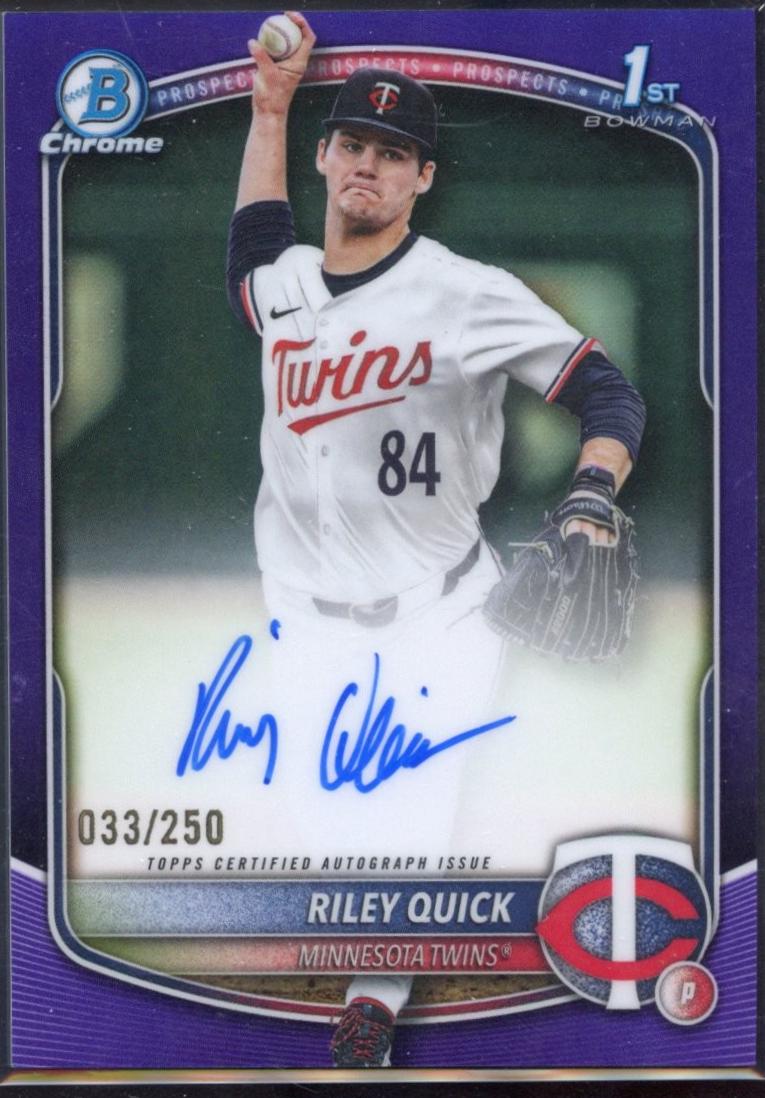 Riley Quick [Purple Refractor] #CPA-RQ