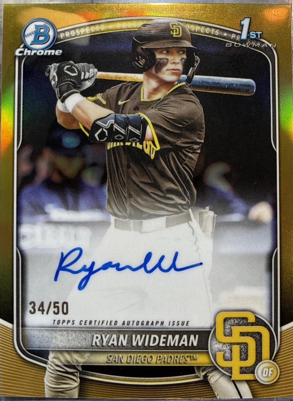 Ryan Wideman [Gold Refractor] #CPA-RW
