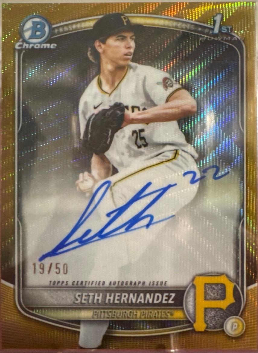 Seth Hernandez [Gold Wave Refractor] #CPA-SH