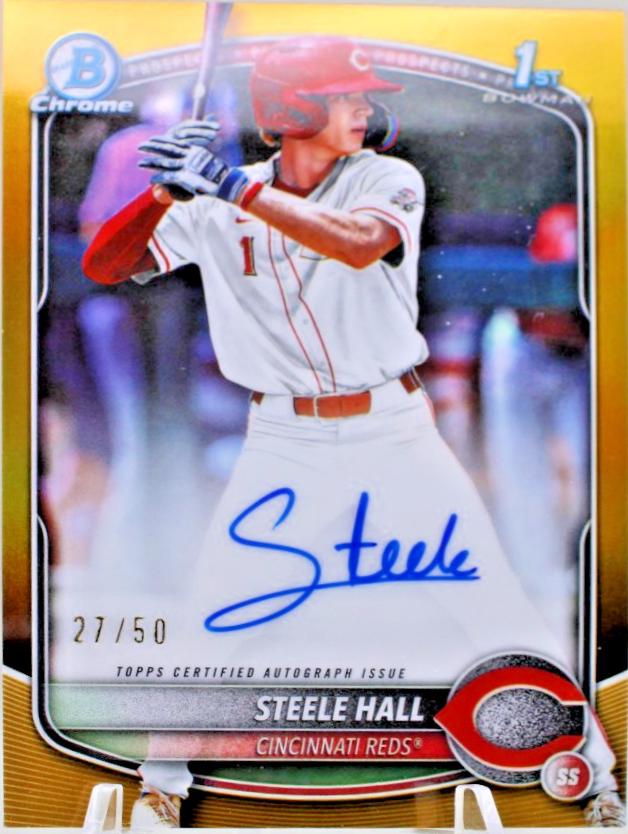 Steele Hall [Gold Refractor] #CPA-SHA