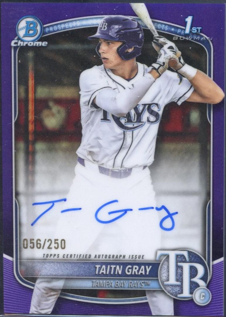 Taitn Gray [Purple Refractor] #CPA-TG