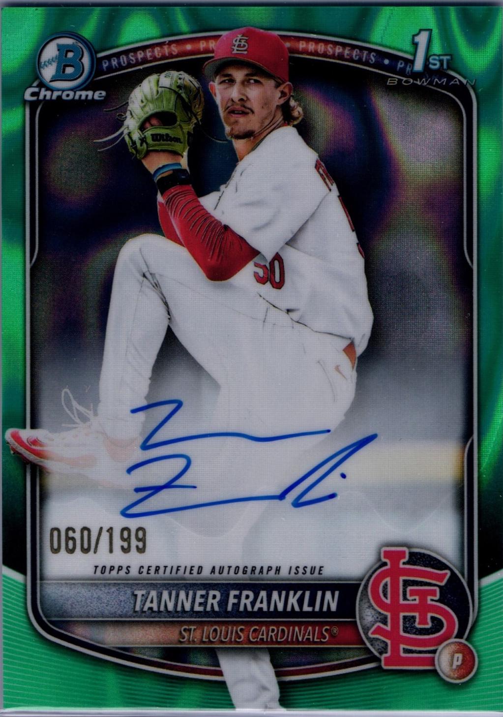 Tanner Franklin [Aqua Lava Refractor] #CPA-TF