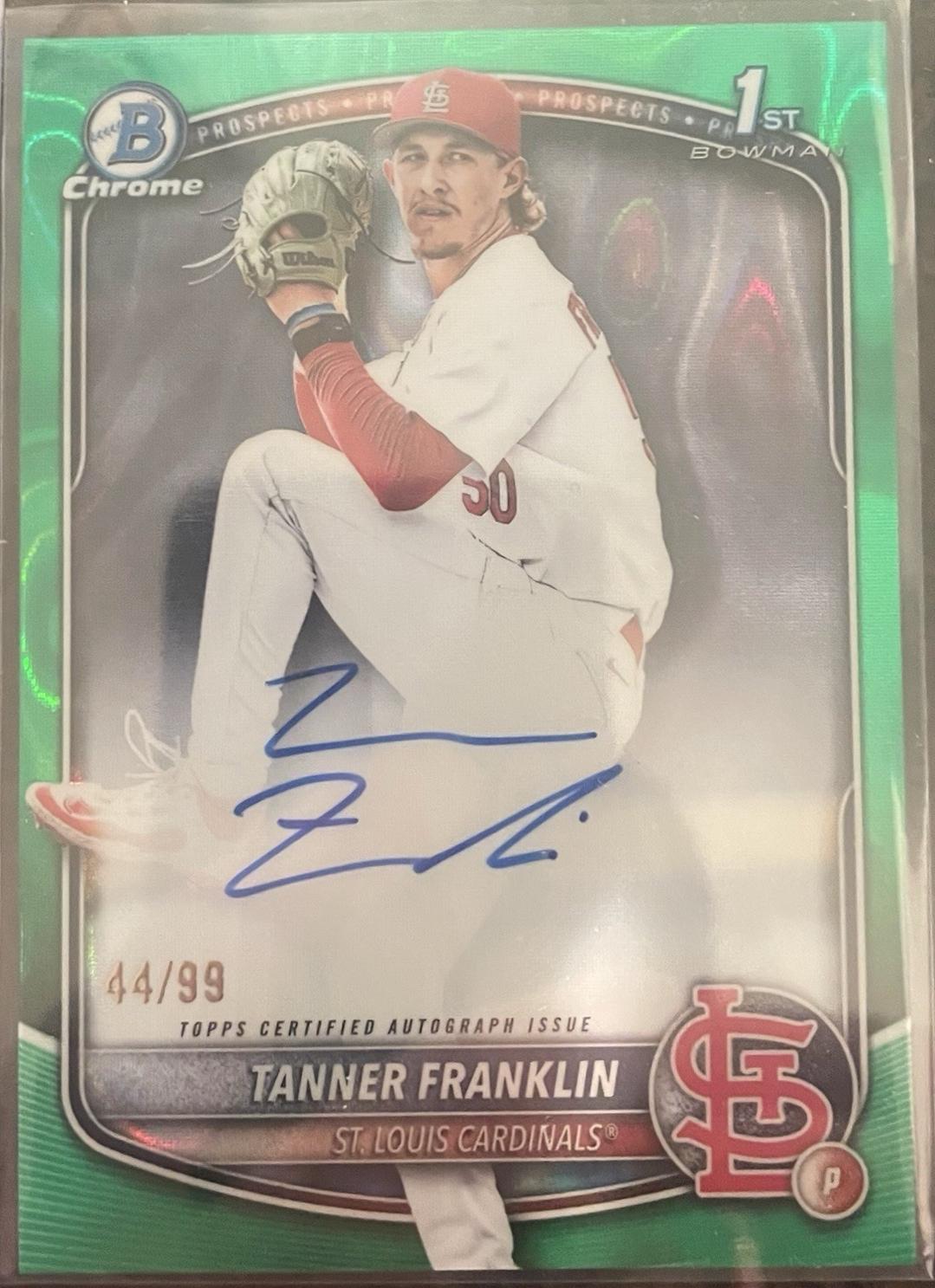 Tanner Franklin [Green Lava Refractor] #CPA-TF