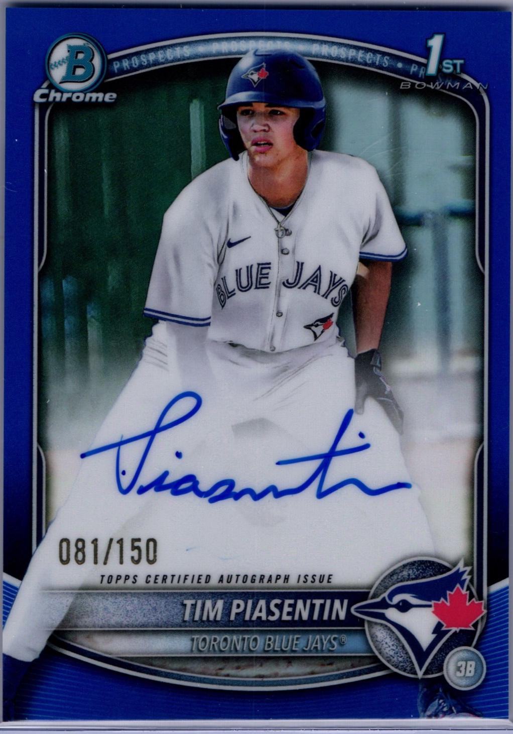 Tim Piasentin [Blue Refractor] #CPA-TP
