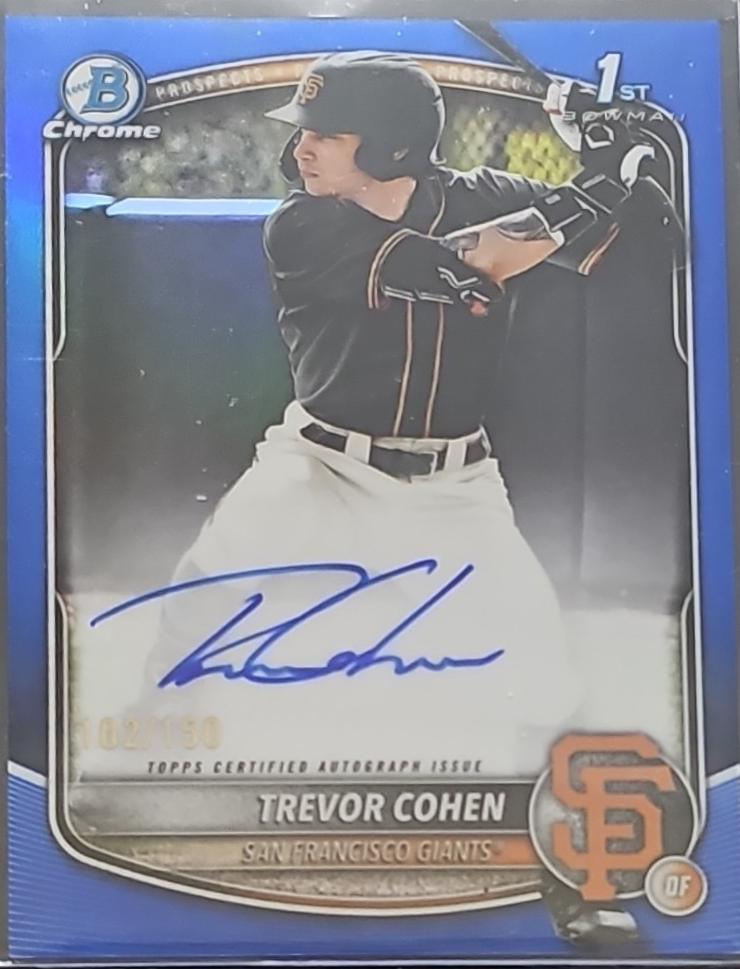 Trevor Cohen [Blue Refractor] #CPA-TC