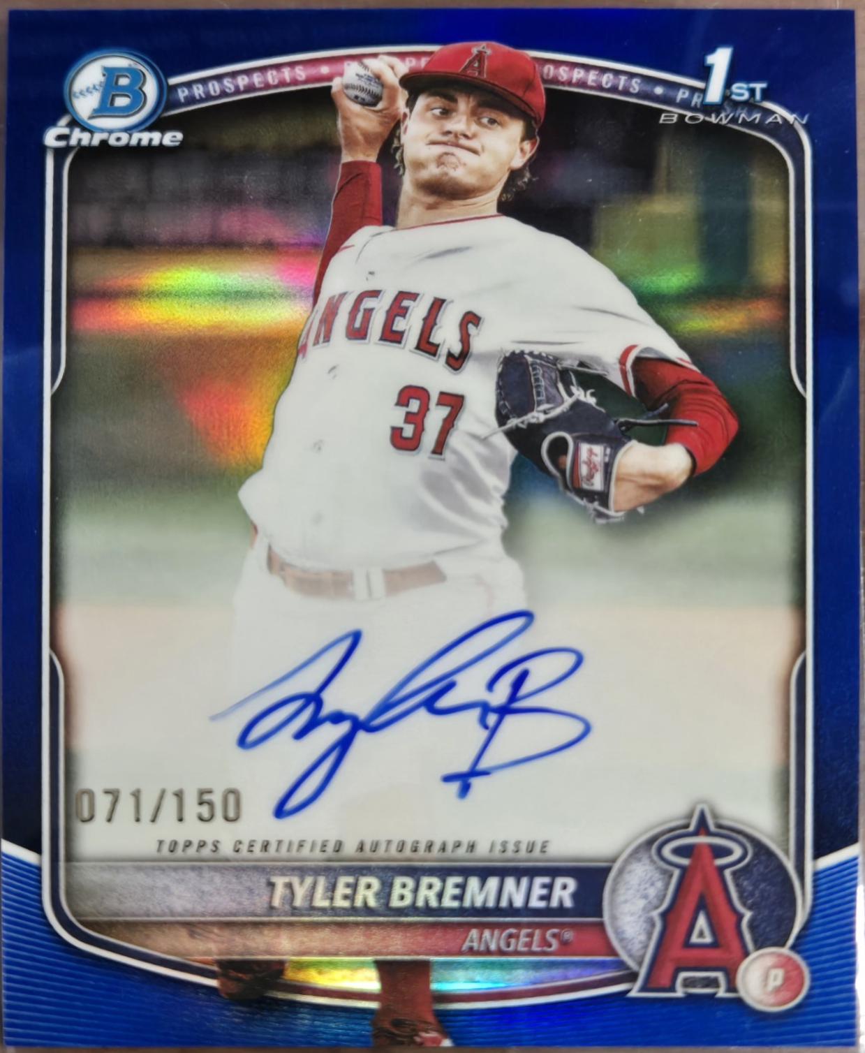 Tyler Bremner [Blue Refractor] #CPA-TB