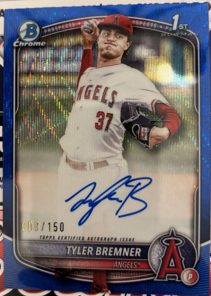 Tyler Bremner [Blue Wave Refractor] #CPA-TB