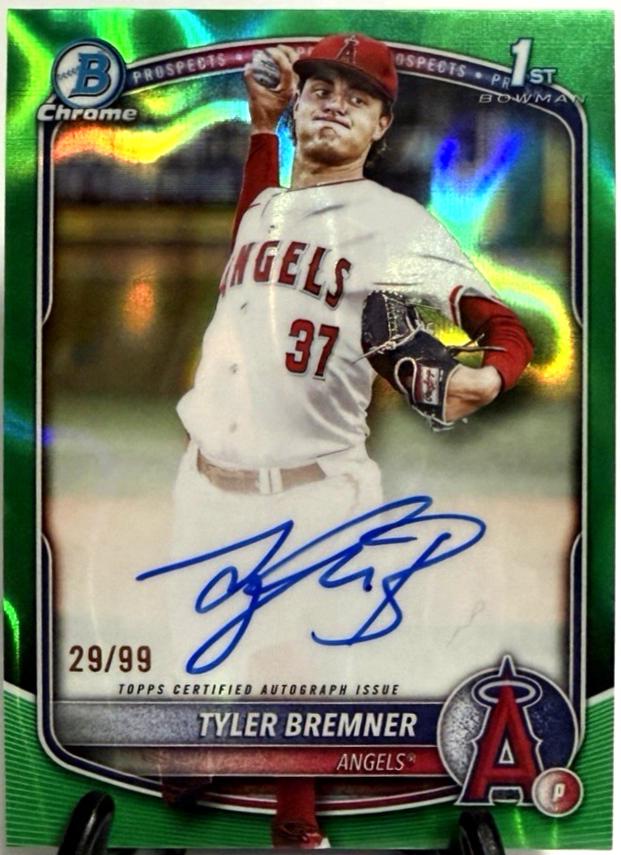 Tyler Bremner [Green Refractor] #CPA-TB