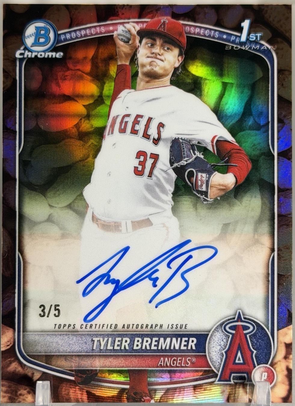Tyler Bremner [Peanuts Refractor] #CPA-TB