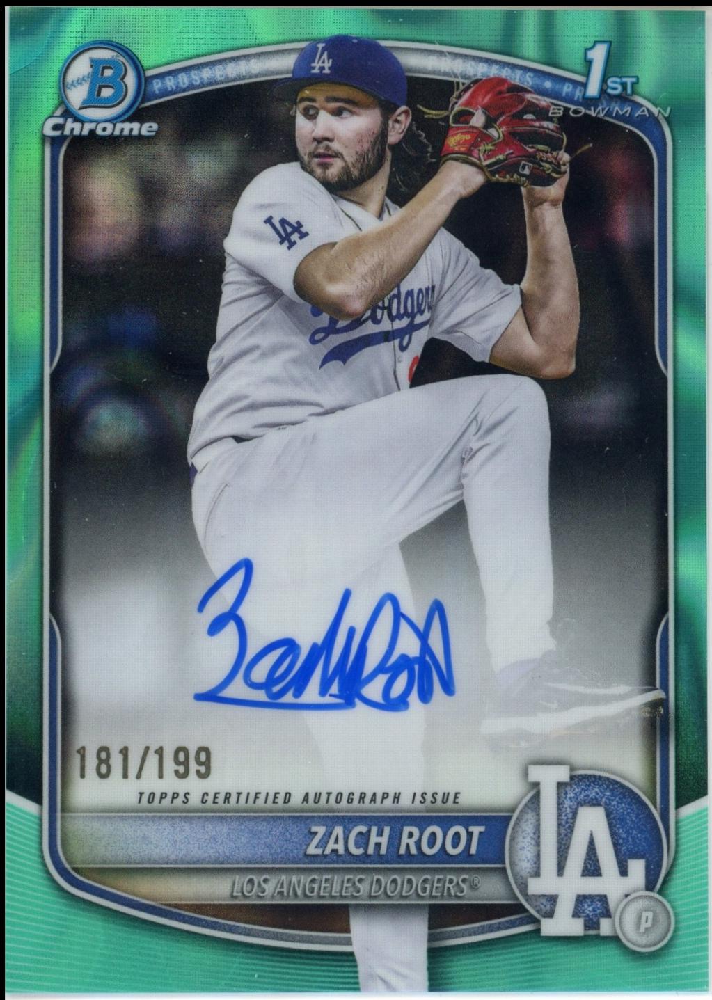 Zach Root [Aqua Lava Refractor] #CPA-ZR