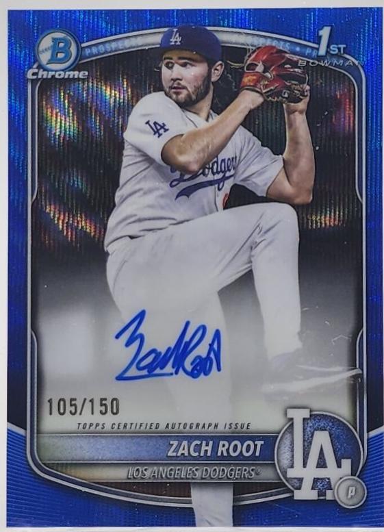 Zach Root [Blue Wave Refractor] #CPA-ZR