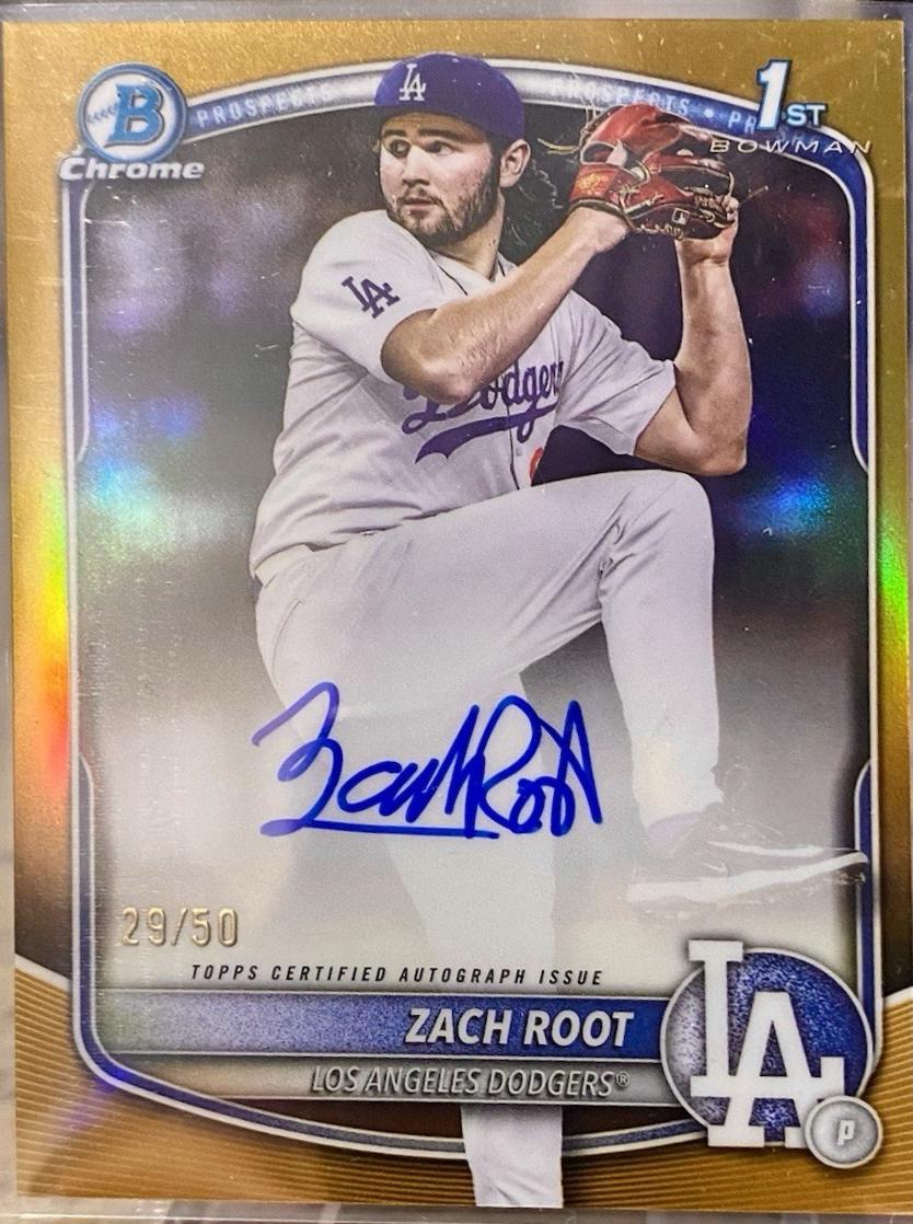 Zach Root [Gold Refractor] #CPA-ZR