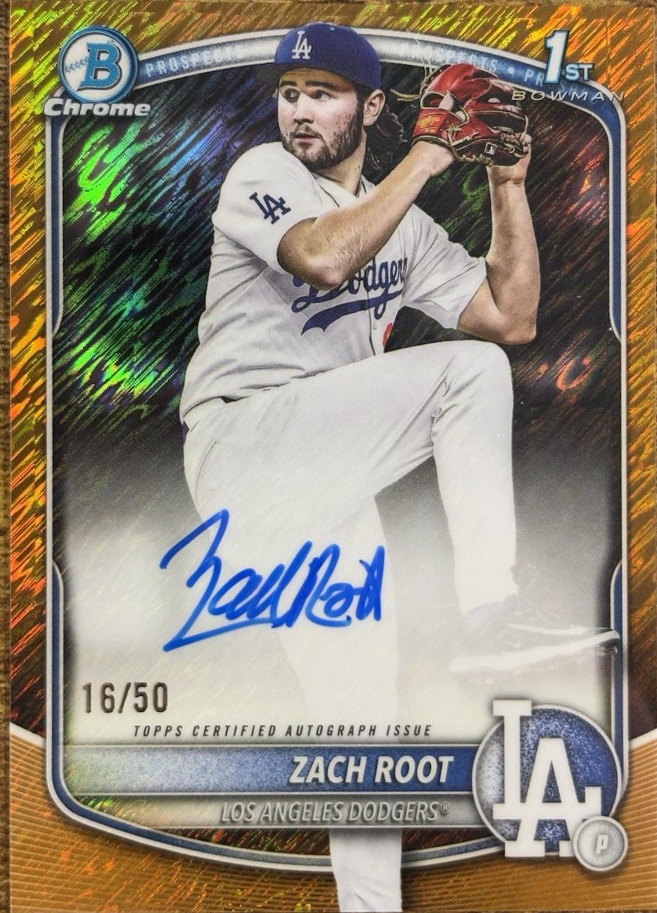 Zach Root [Gold Shimmer Refractor] #CPA-ZR