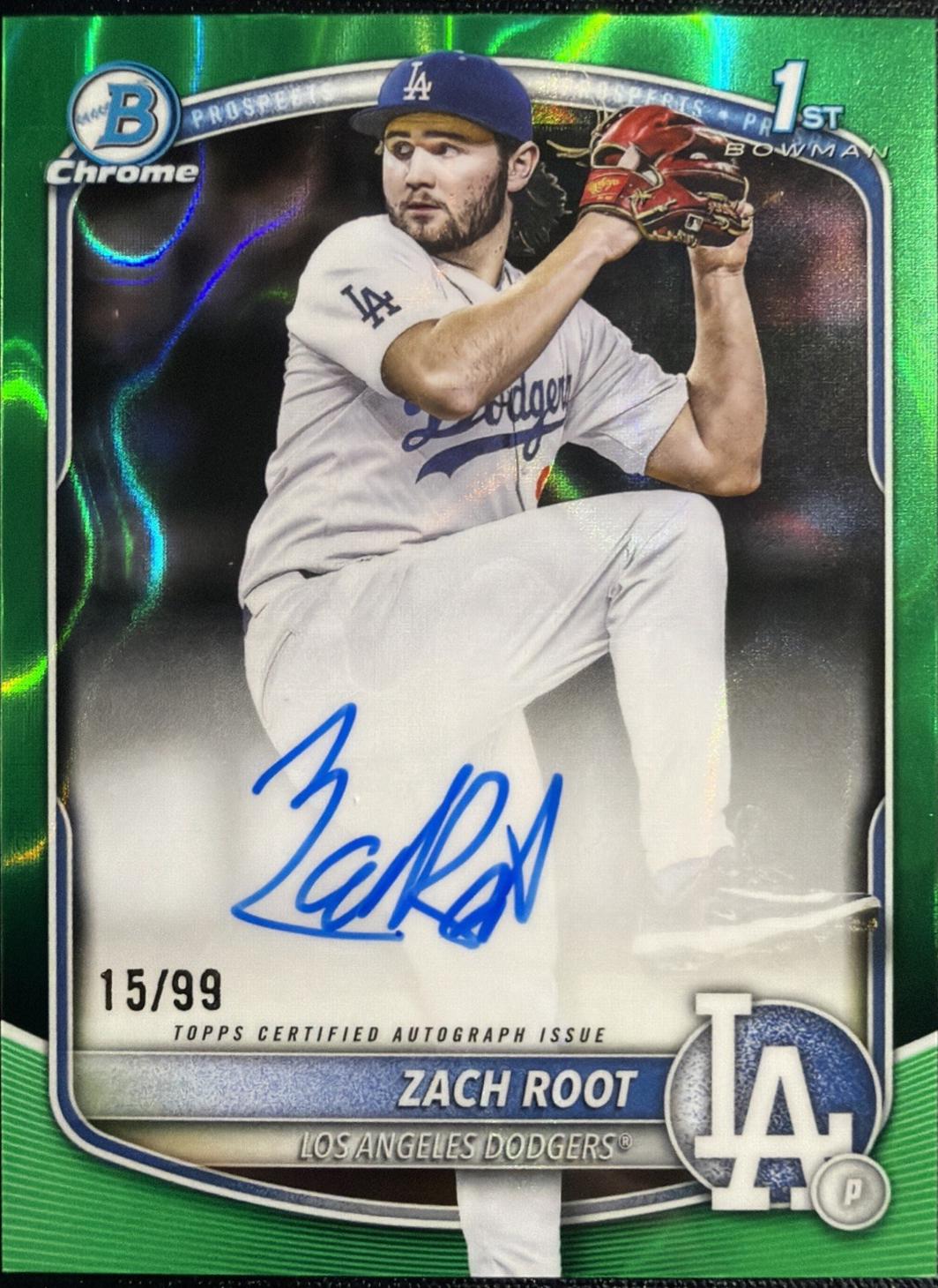 Zach Root [Green Lava Refractor] #CPA-ZR